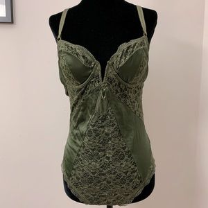 Victoria’s Secret Green Lace Lingerie Bodysuit